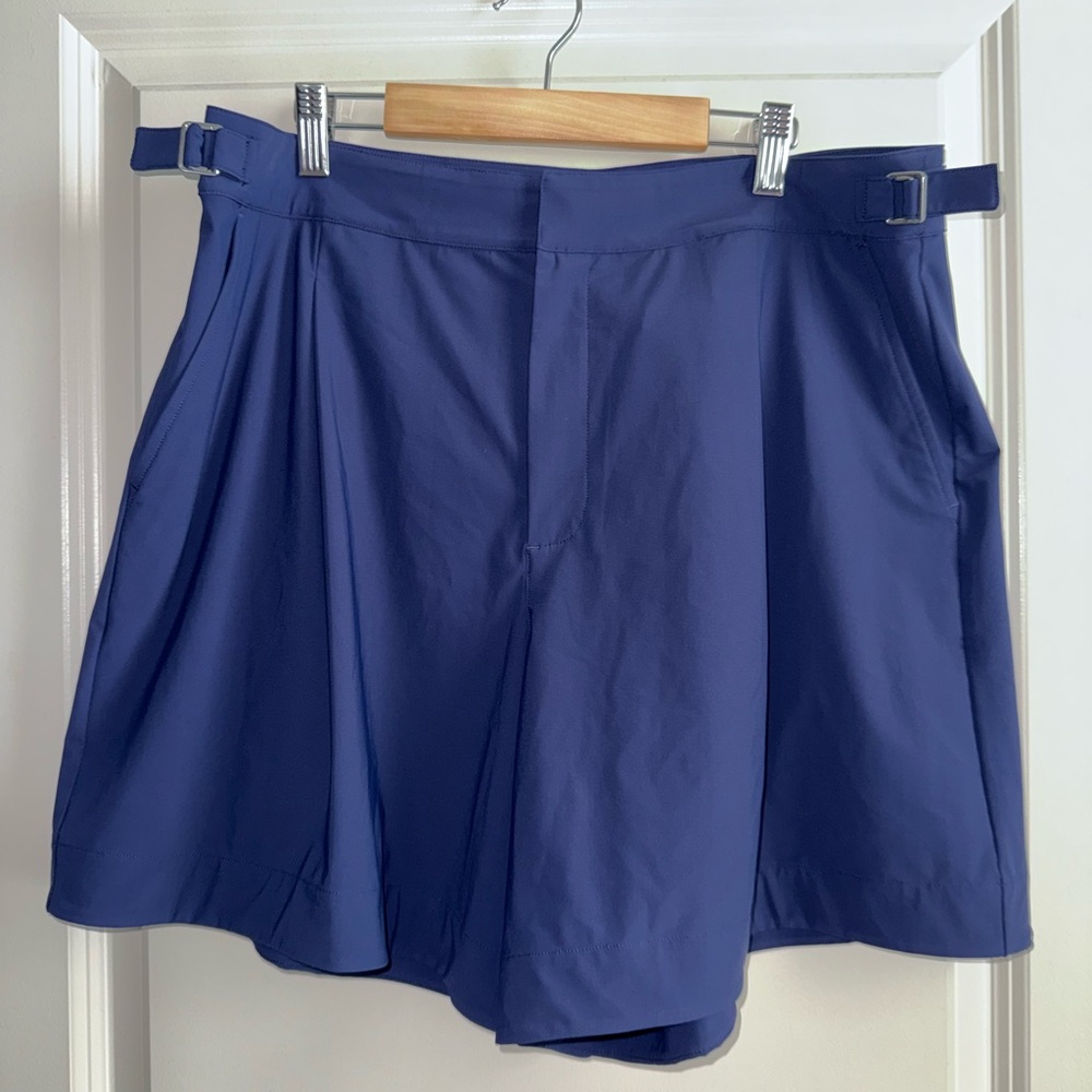 Greyson Navy Blue Phoenix Trouser Shorts Womens Size Large NWT Over 50% Off NWT - Picture 3 of 12